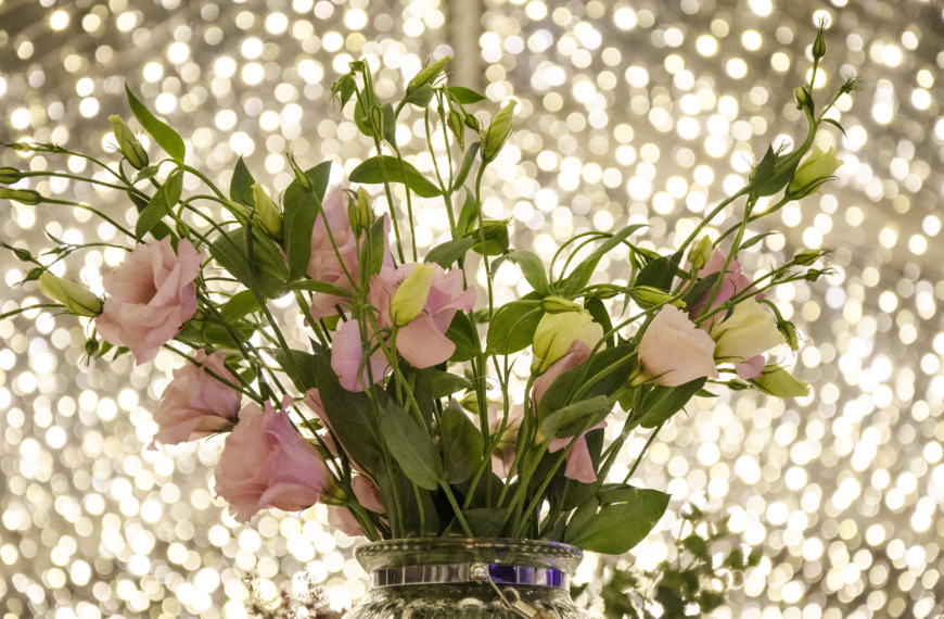 Flores y elementos decorativos qué se pueden utilizar en tu evento de catering