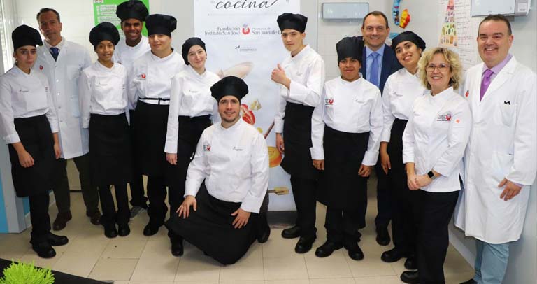 Compass Group España y la Fundación San José inauguran un ciclo de FP de Operaciones Básicas de Cocina